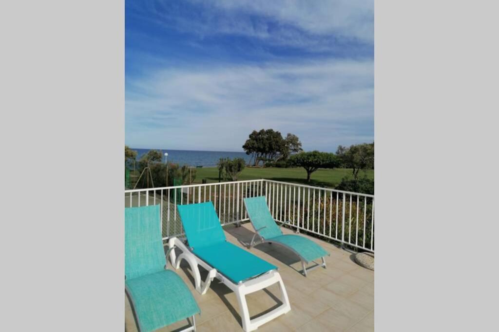 Studio 4 Personnes Bord De Mer Avec Piscine Wifi Cervione Luaran gambar