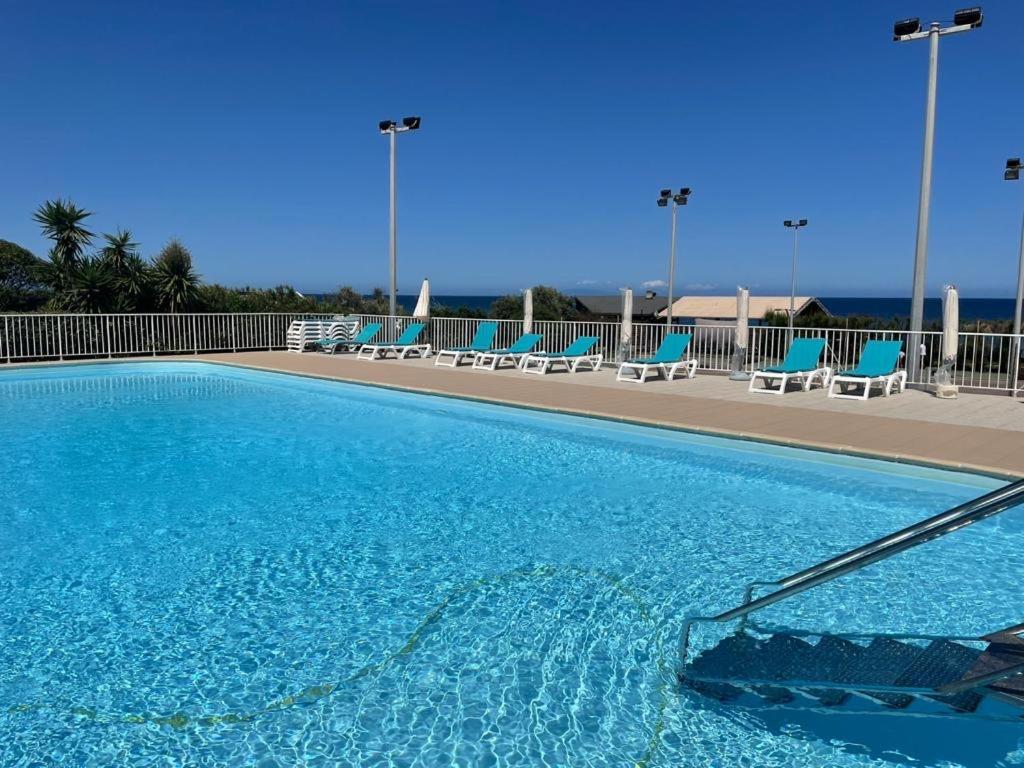 Studio 4 Personnes Bord De Mer Avec Piscine Wifi Cervione Luaran gambar